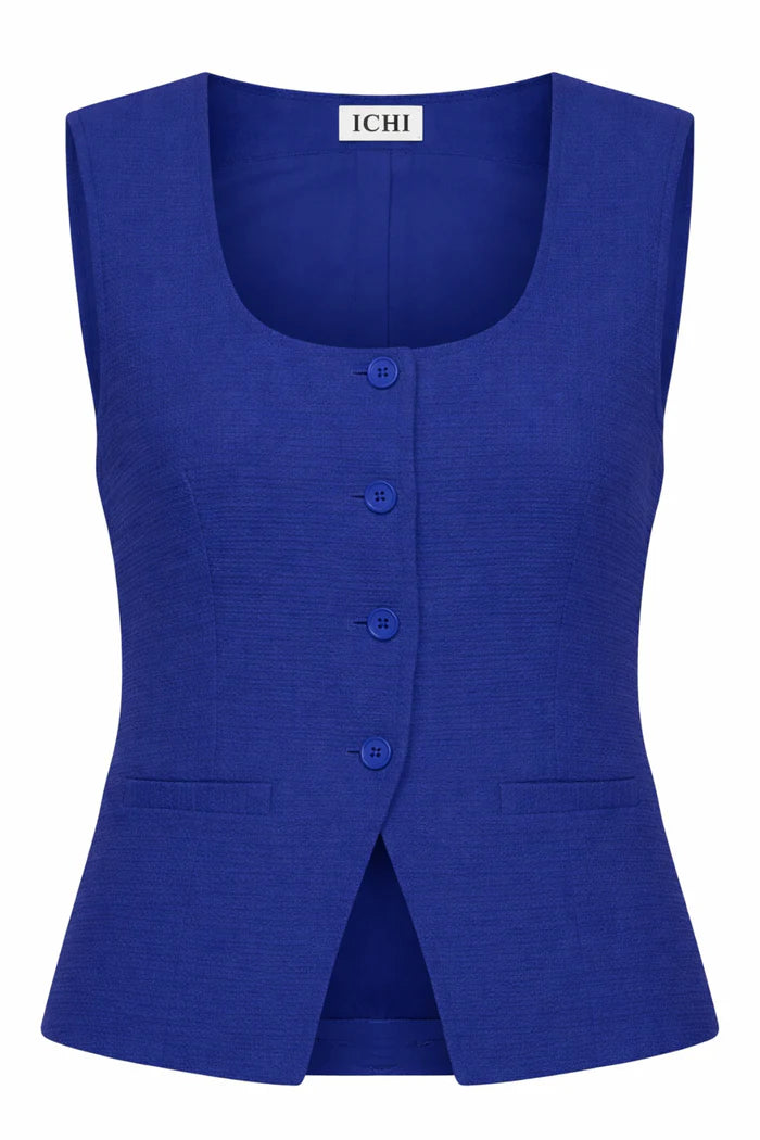Kate Waistcoat Blue - Rogue Boutique UK