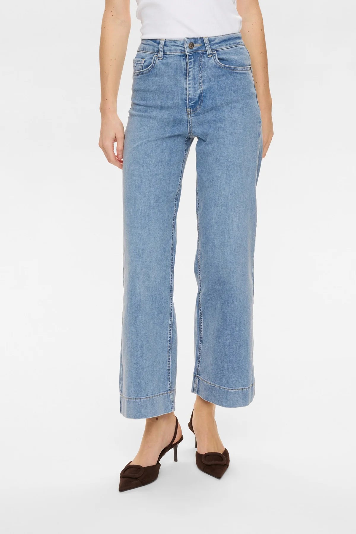 Paris Cropped Jean Light Blue - Rogue Boutique UK