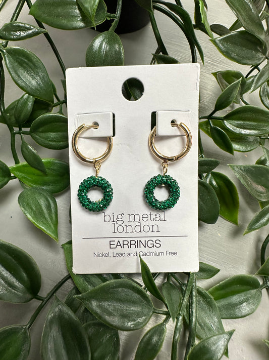 Cosette Earrings Green 3022