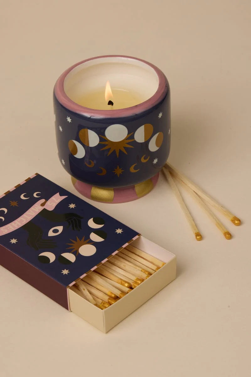 Moon Phase Jasmine & Rose Candle
