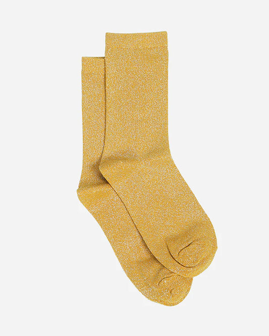 Glitter Socks Mustard