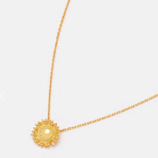 Sunflower Pendant Necklace