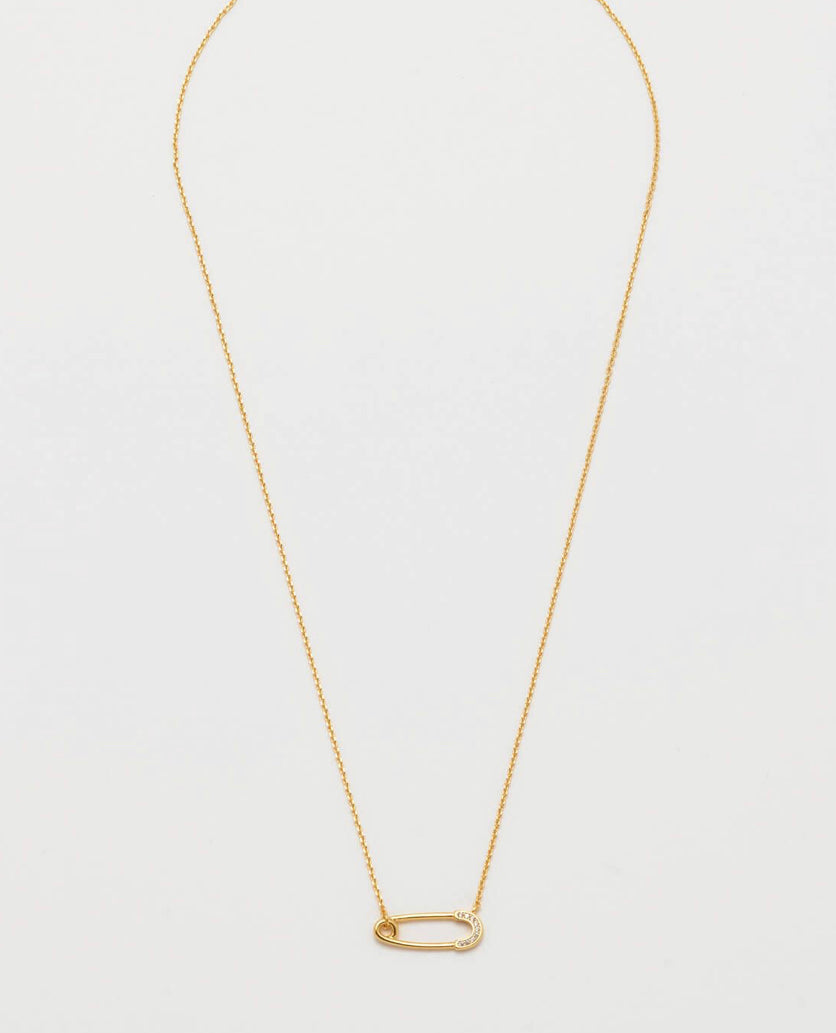 Safety Pin Pendant - Rogue Boutique UK