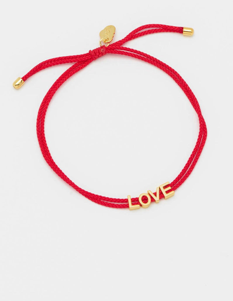 Love Slider Bead Friendship Bracelet - Rogue Boutique UK