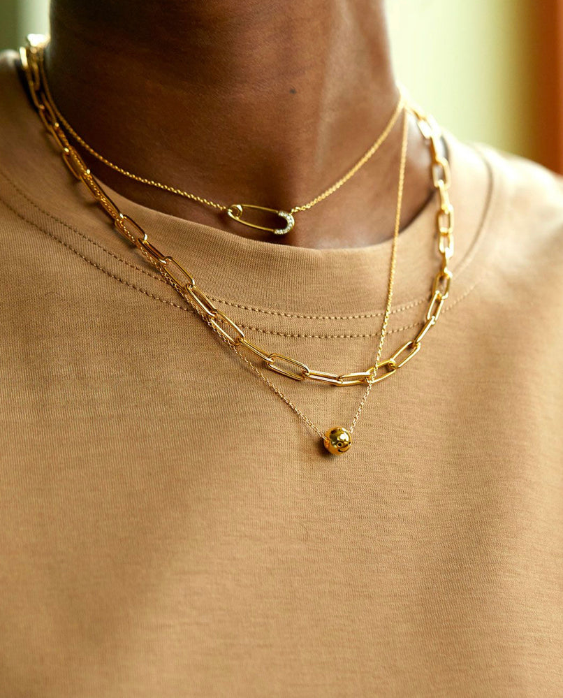 Safety Pin Pendant - Rogue Boutique UK